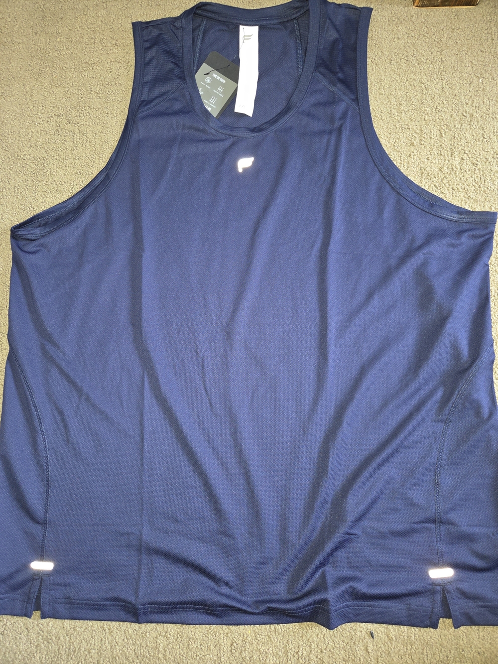 Fabletics Navy Blue Athletic Tank Top